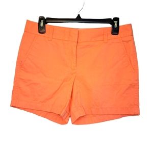 J. Crew Coral Pink Chino Shorts Size 4